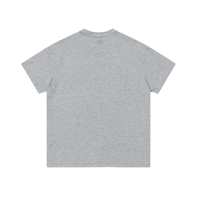 AMI Paris France Logo Tee Grey