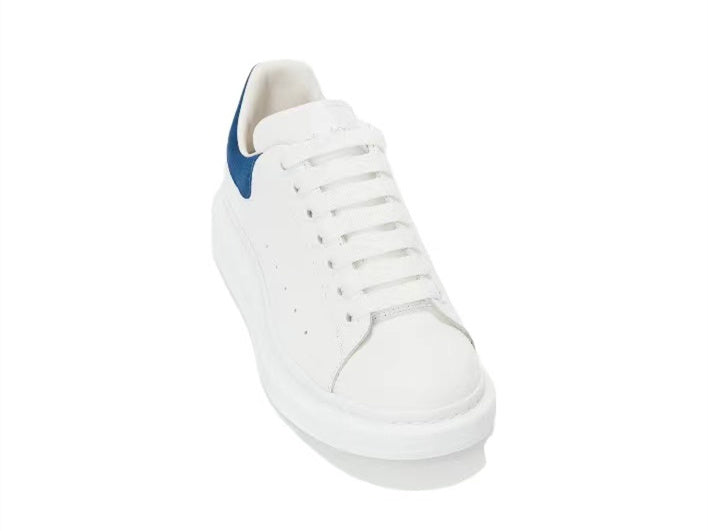 Alexander Mcqueen Women's Oversized Sneaker in White/paris Blue