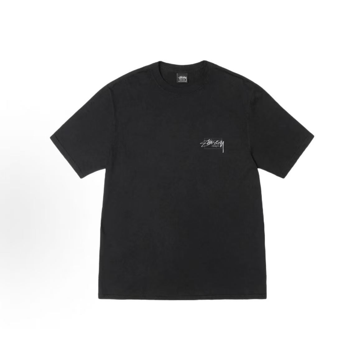 Stussy SS25 Front-Print Loose Short Sleeve T-Shirt, Unisex