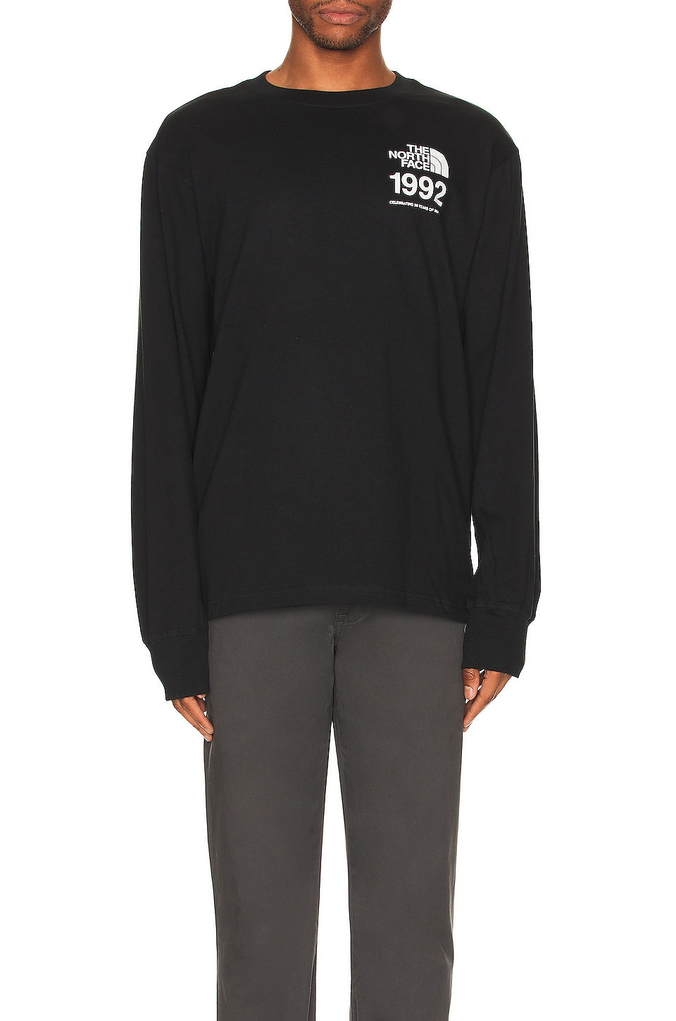 The North Face Long Sleeve Printed Heavyweight Tee