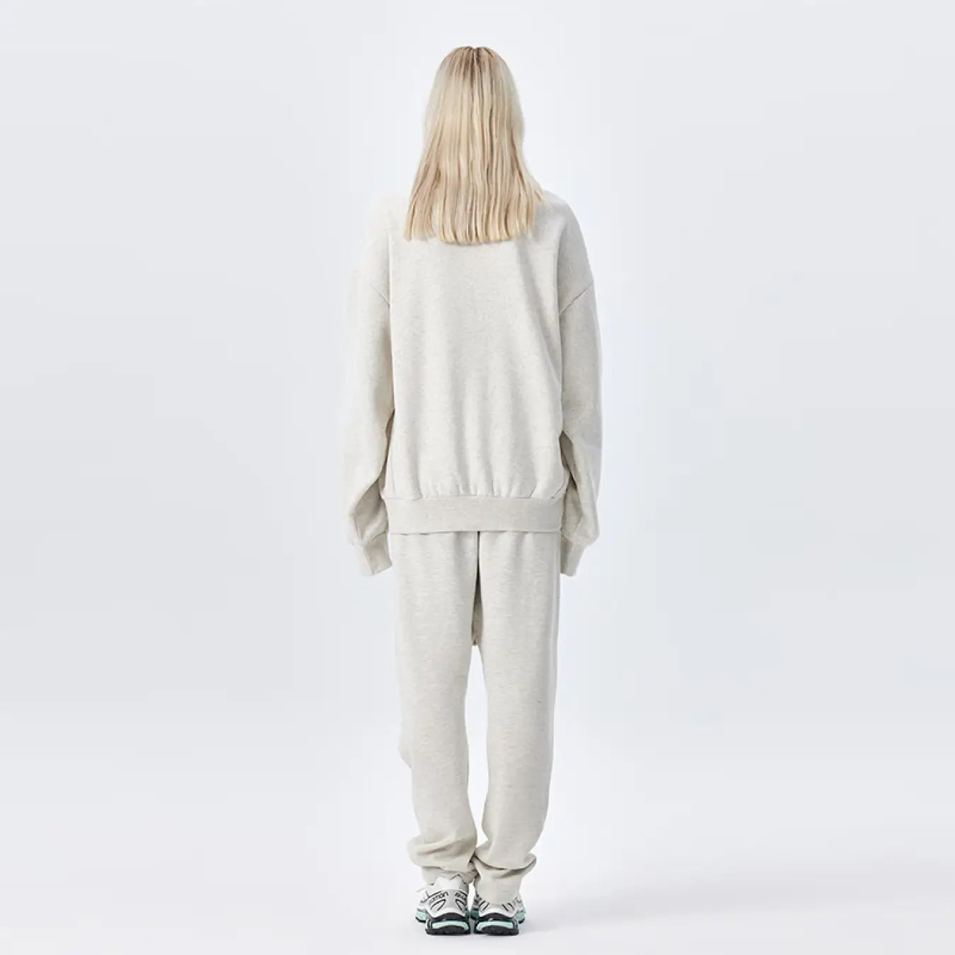 FOG FEAR OF GOD 23 double line semi-arc round neck sweatshirt ESSENTIALS casual top