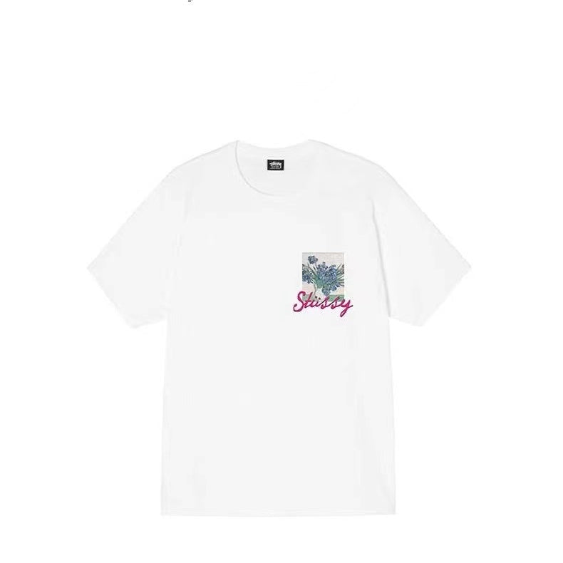 STUSSY FLOWERS TEE WHITE