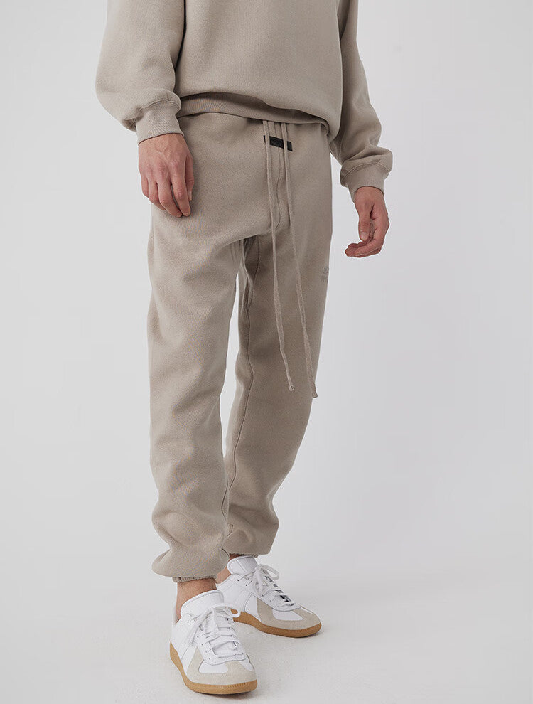 FEAR OF GOD ESSENTIALS Double-row flocked leggings trousers