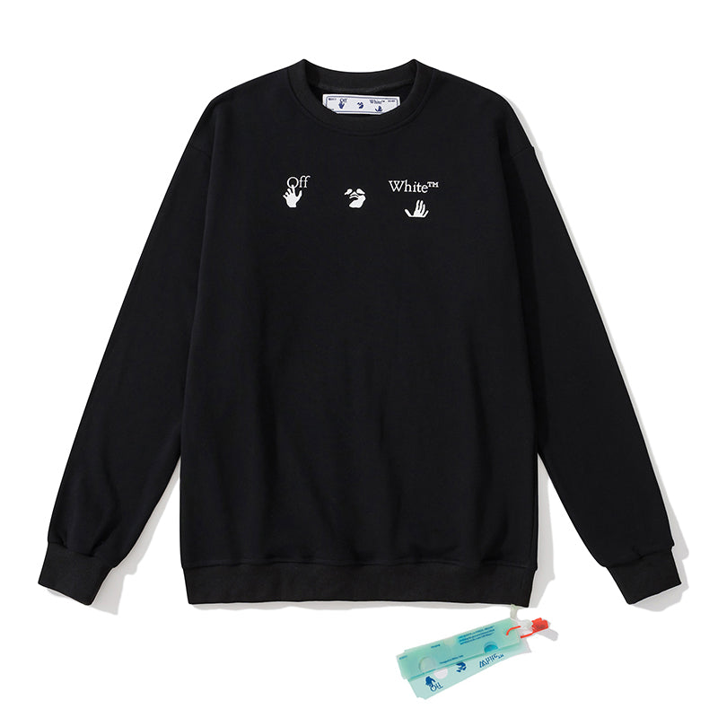 Off-White dissolve arrow hoodie black