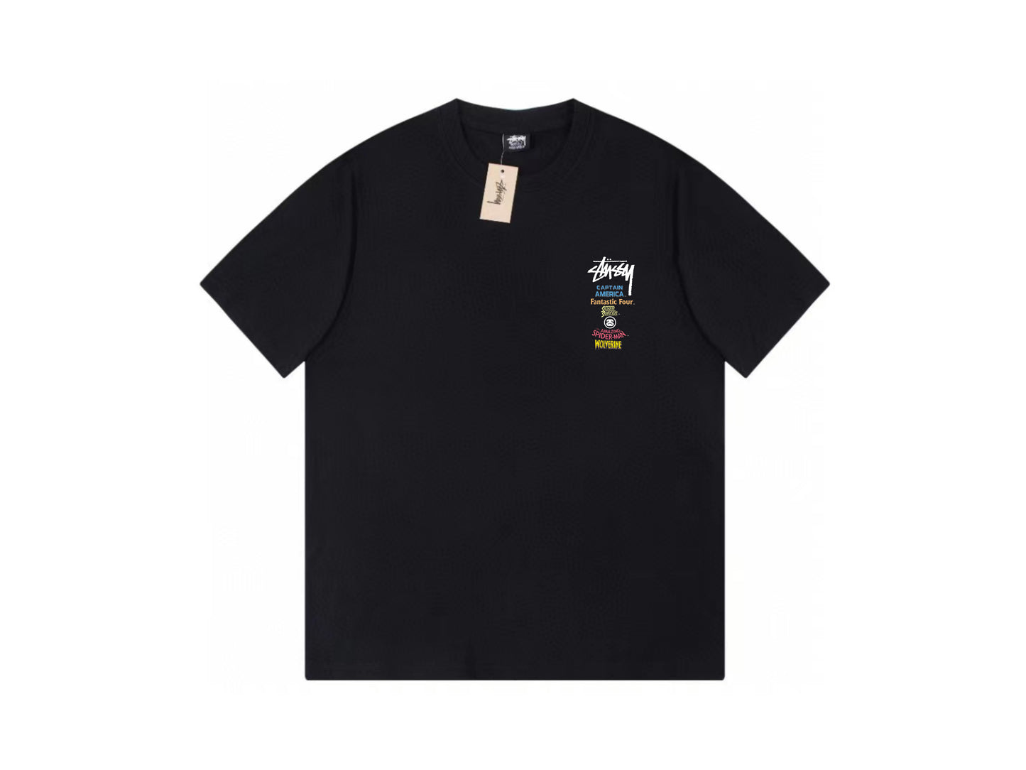 STUSSY FANTASTIC FOUR TEE BLACK