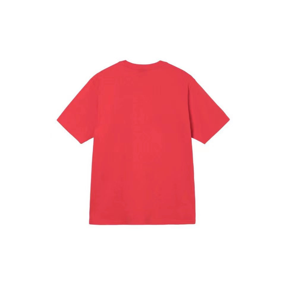 STUSSY CLASSIC LOGO TEE RED