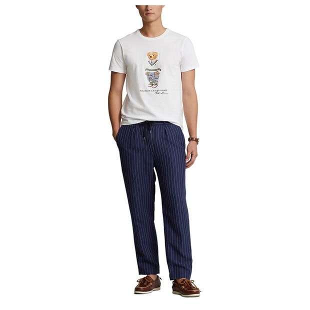 Ralph Lauren Bear Print Tee White Bear
