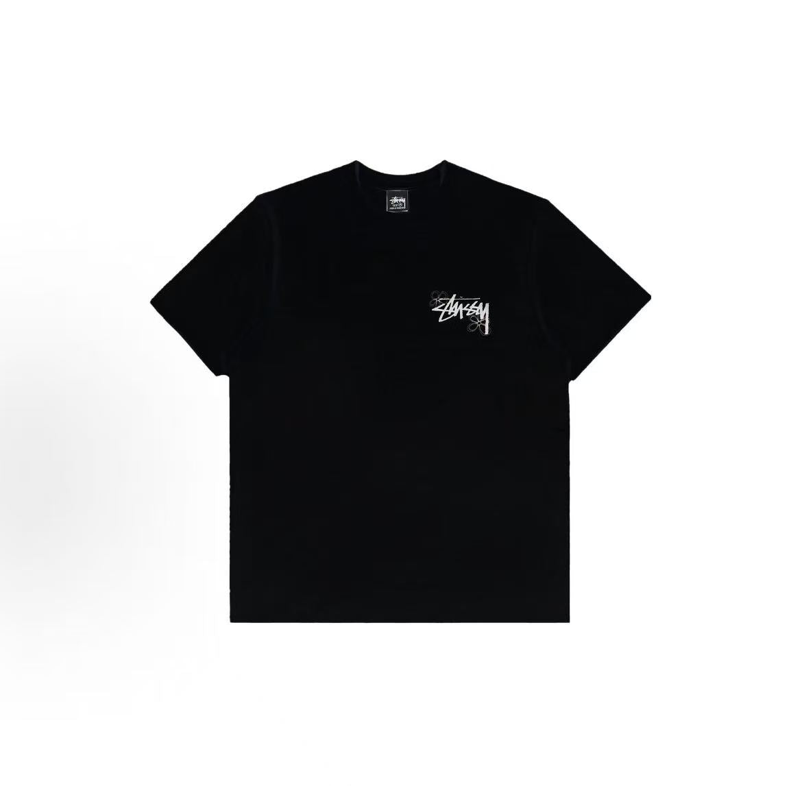 Stussy SS23 Summer LB Tee Collection - Round-neck Letter Patterned Printed Short-Sleeved T-Shirt for Men
