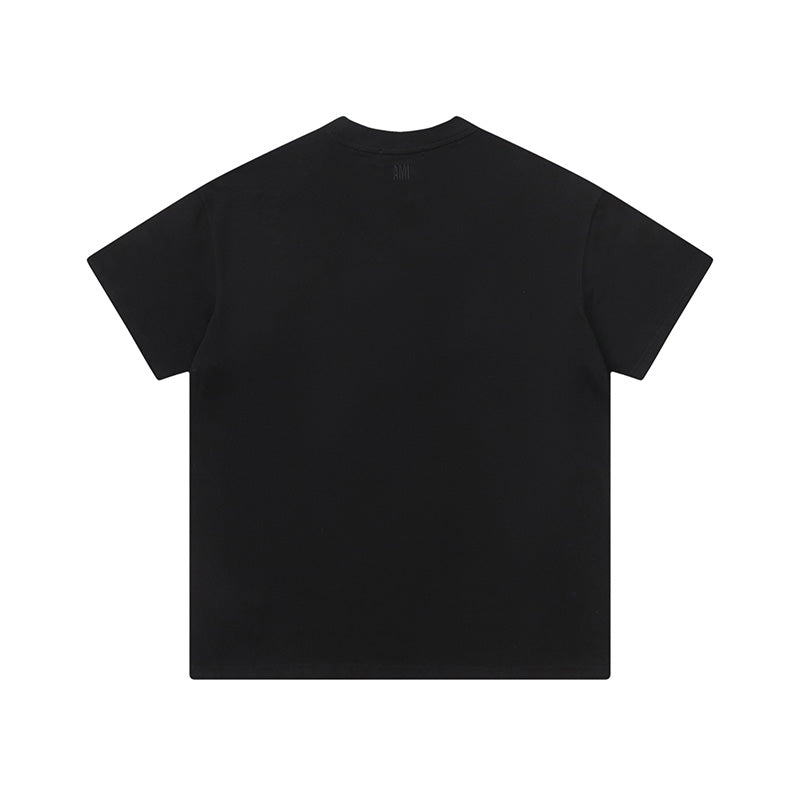 AMI Paris Logo Tee Black