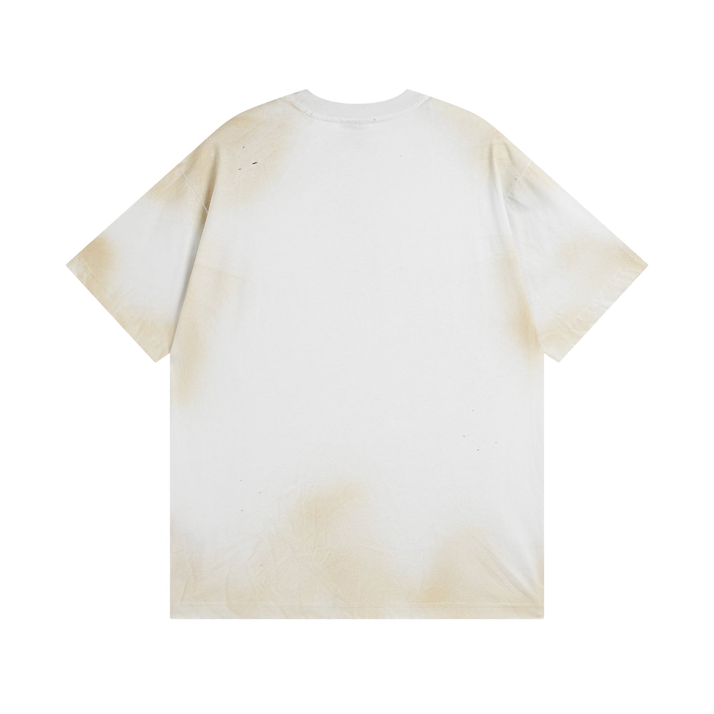 Balenciga logo tee distressed style white