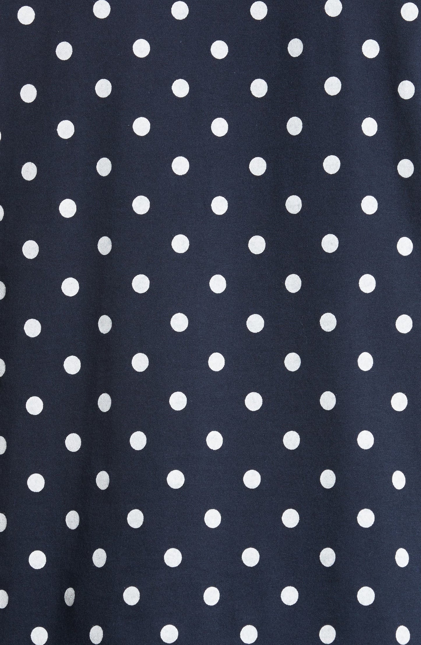Dot Print Long Sleeve Crewneck T-Shirt