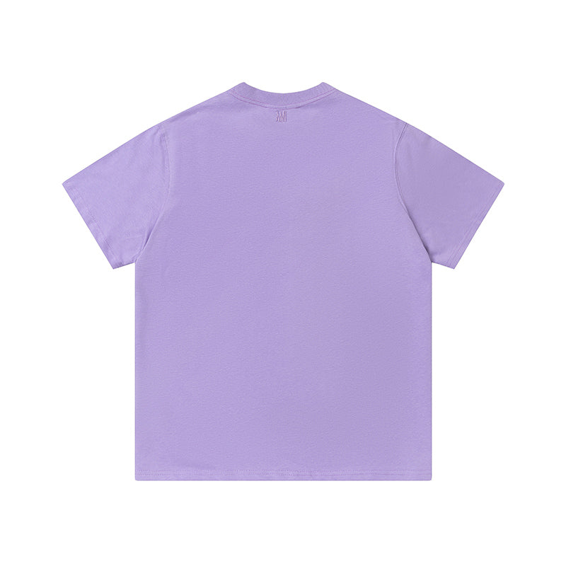 AMI Classic Logo Tee Purple