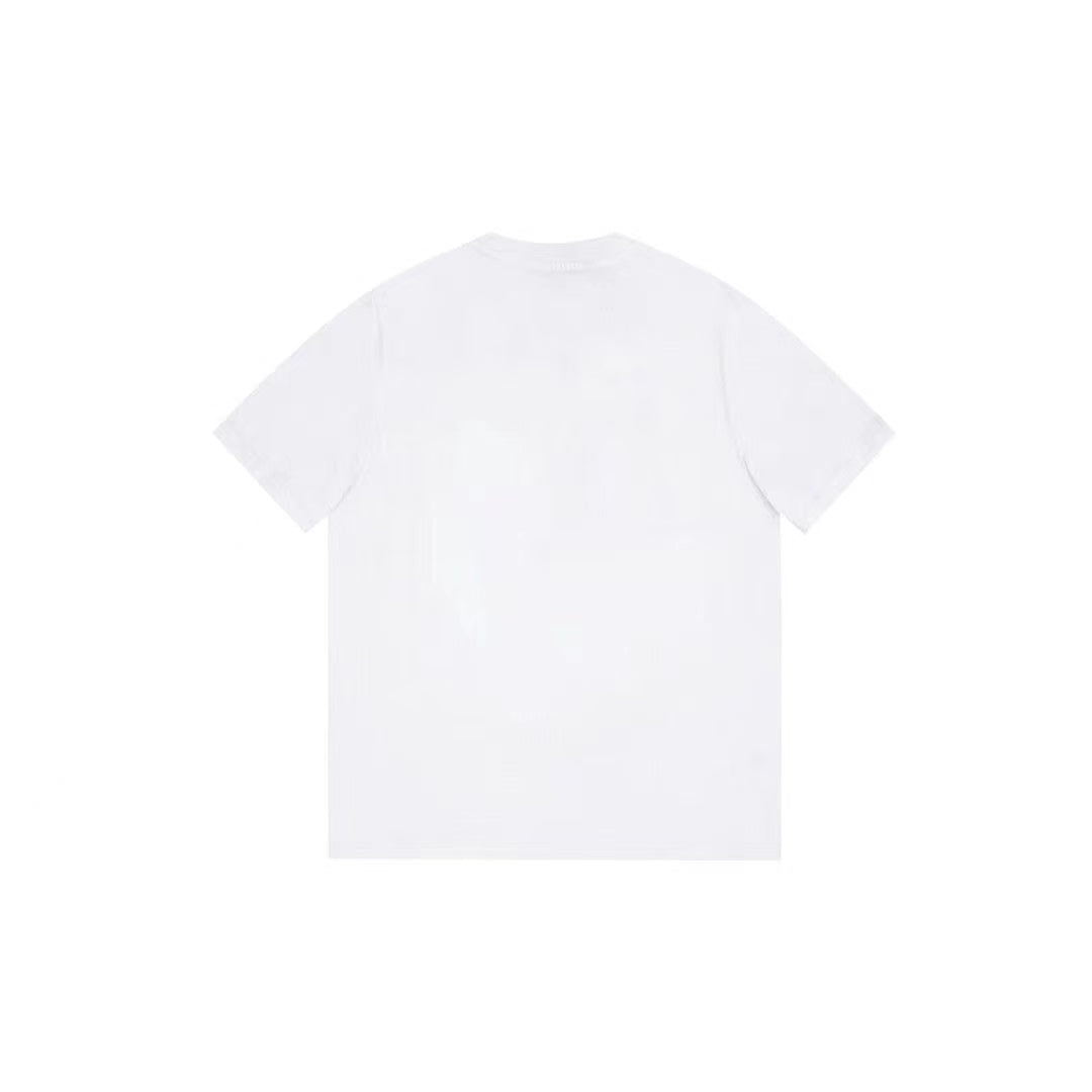 STUSSY USA 8 BALL TEE WHITE