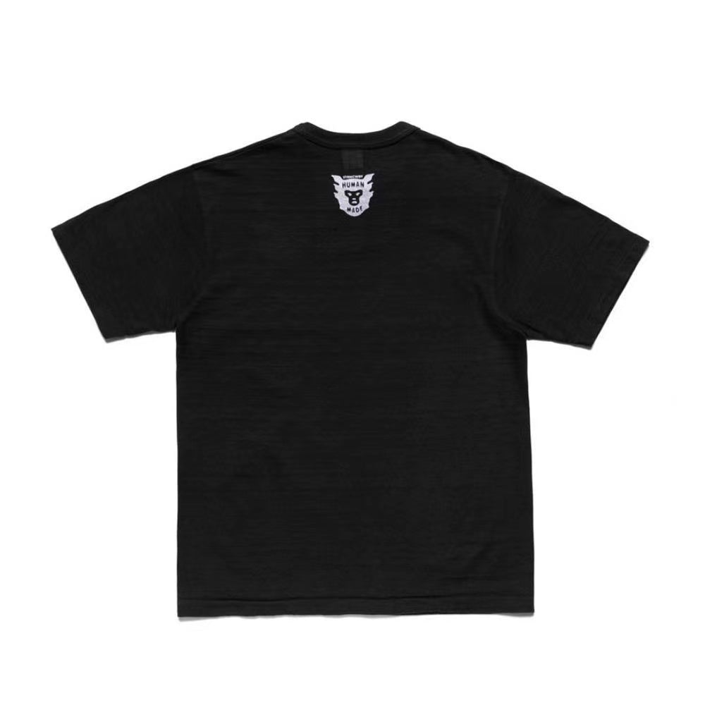 Human Made Duck Letters Logo Tee Black