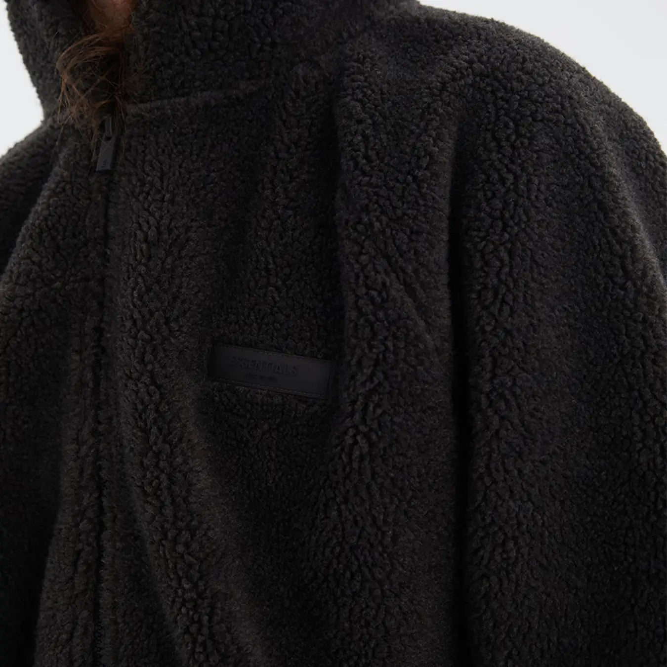 FOG FEAR OF GOD 22 multi-threaded half-zip cotton ESSENTIALS casual sherpa hoodie