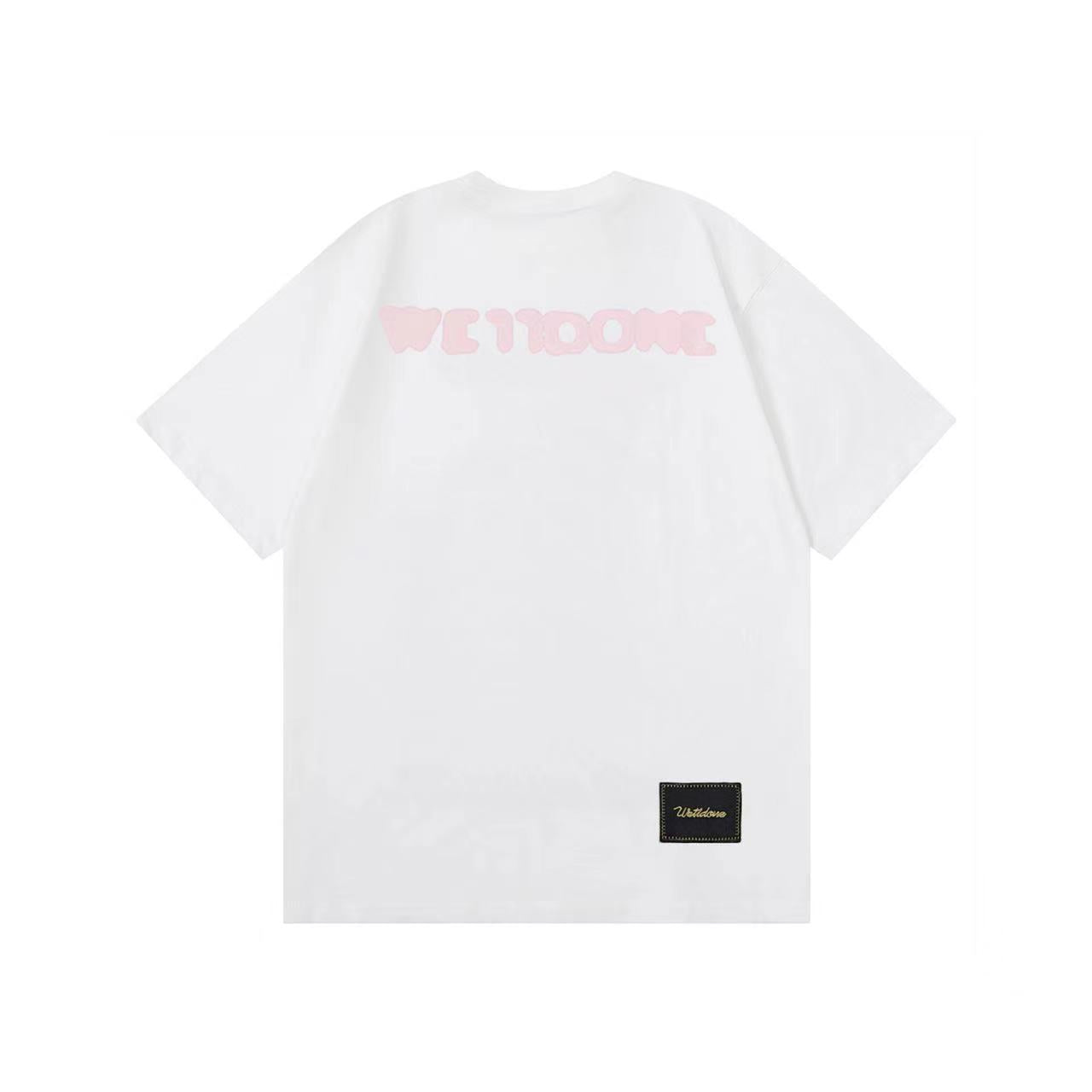 WE11DONE Love Heart Print Tee White