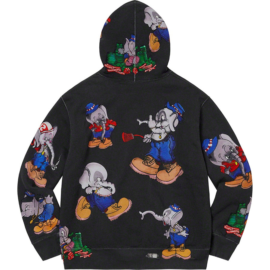 Supreme Elephant Hoodie Black