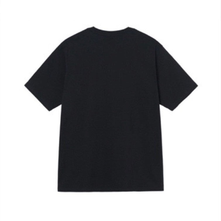 STUSSY NO.4 LOGO TEE BLACK