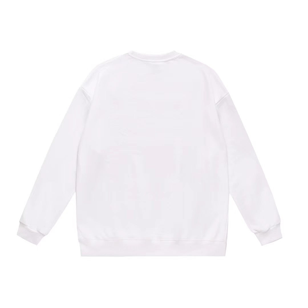 A Bathing Ape Big Baby Milo Logo Print Hoodie White