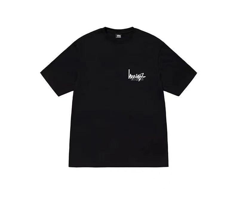 STUSSY HANDSTAND LOGO TEE BLACK