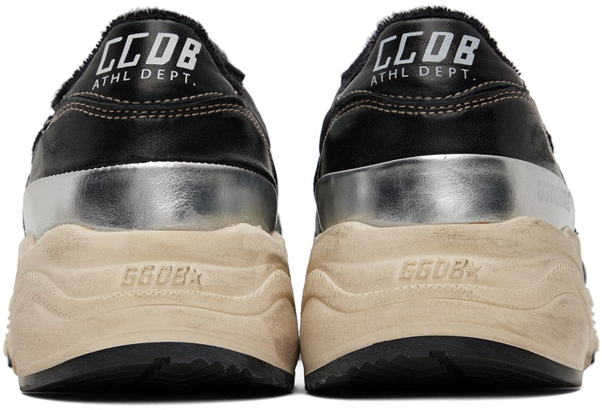 حذاء سنيكرز رانينغ سول قصير أسود ماركة GOLDEN GOOSE