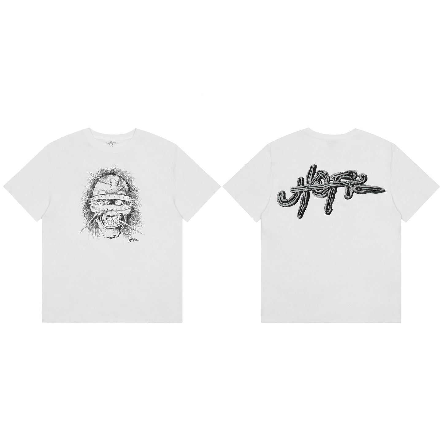 Travis Scott Mummy Print T shirt White