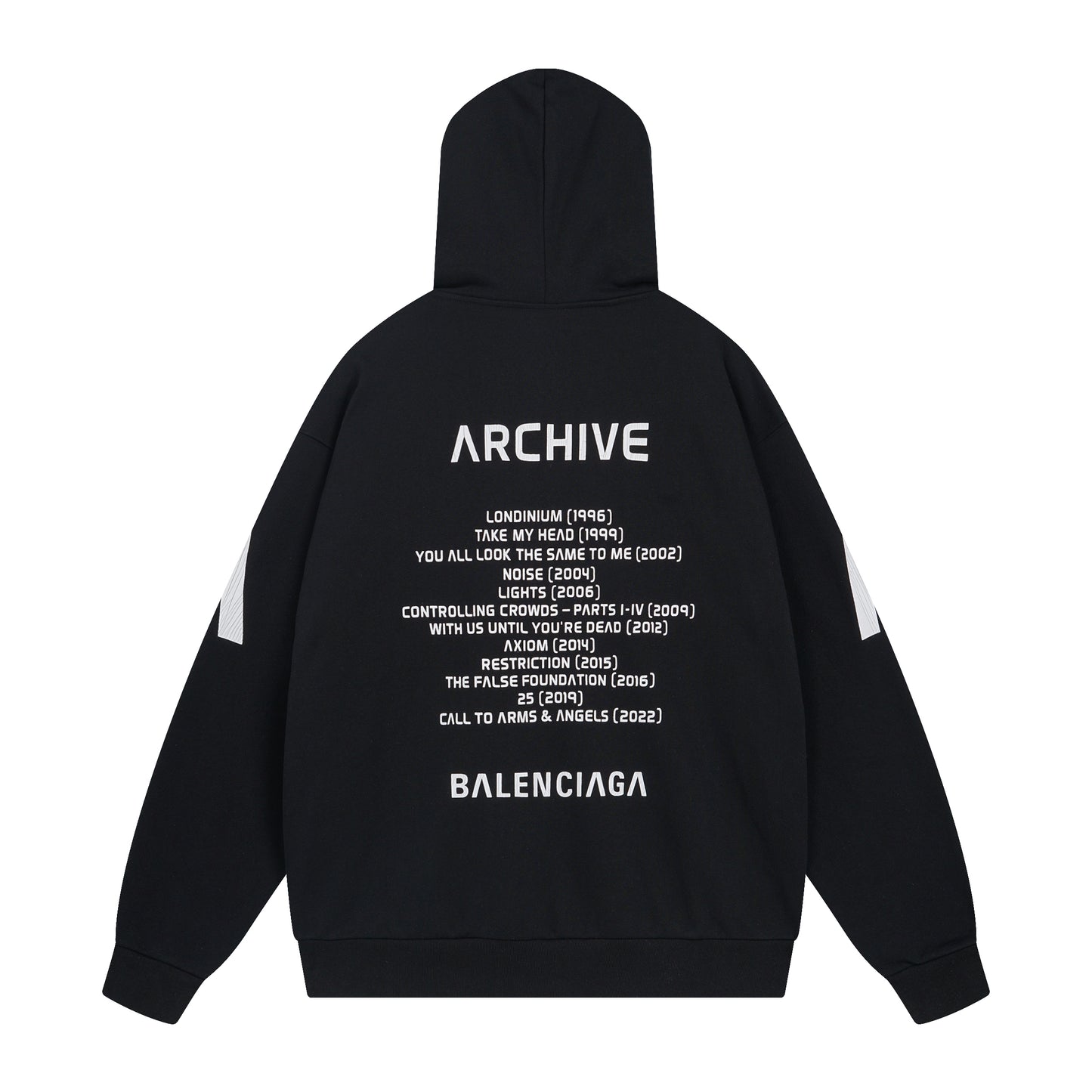 Balenciga logo hoodie BL238808 black