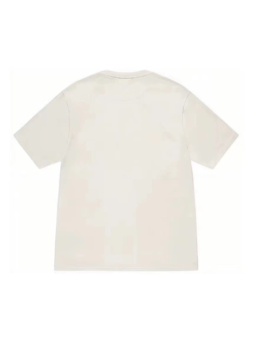 STUSSY CITY PRINT TEE WHITE