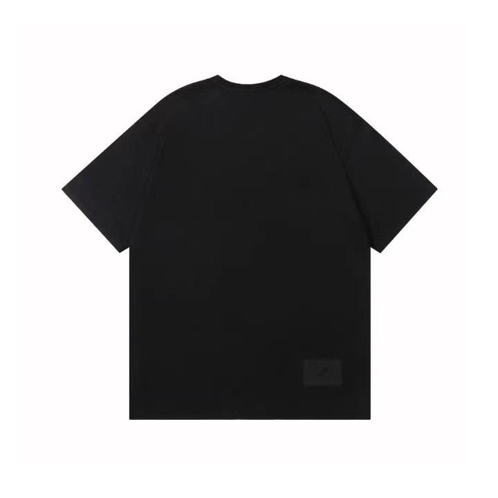 WE11DONE Track Tee Black