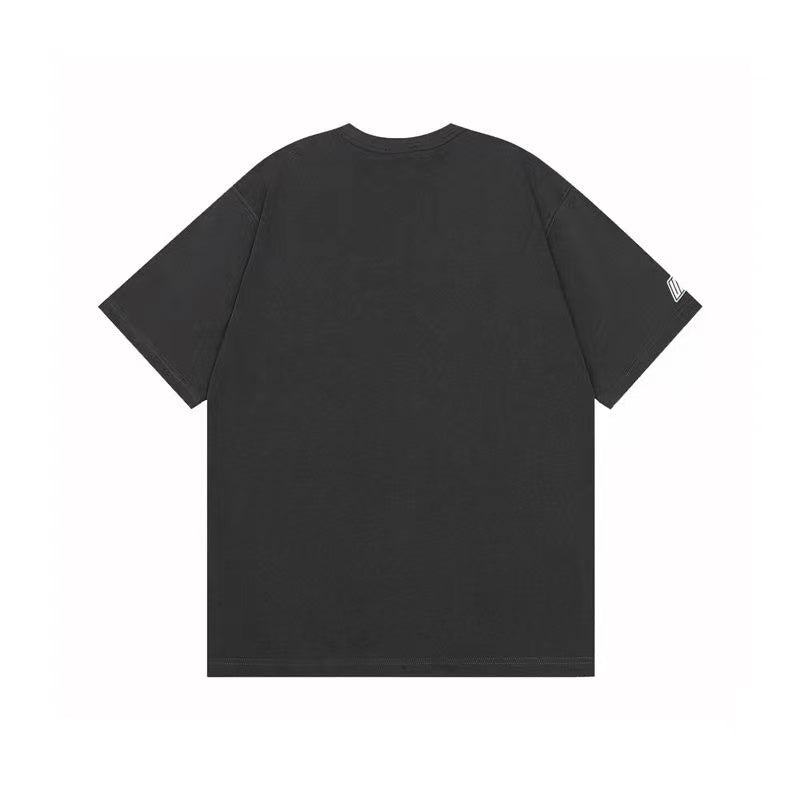 WE11DONE Letter Print Tee Grey