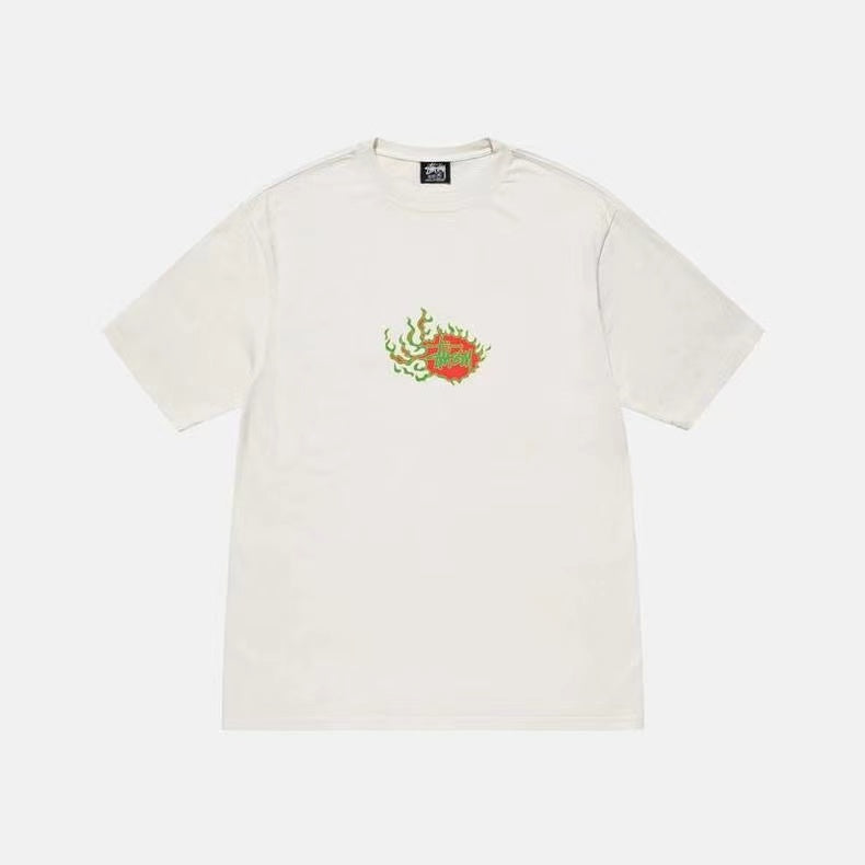 STUSSY DRAGON TEE WHITE