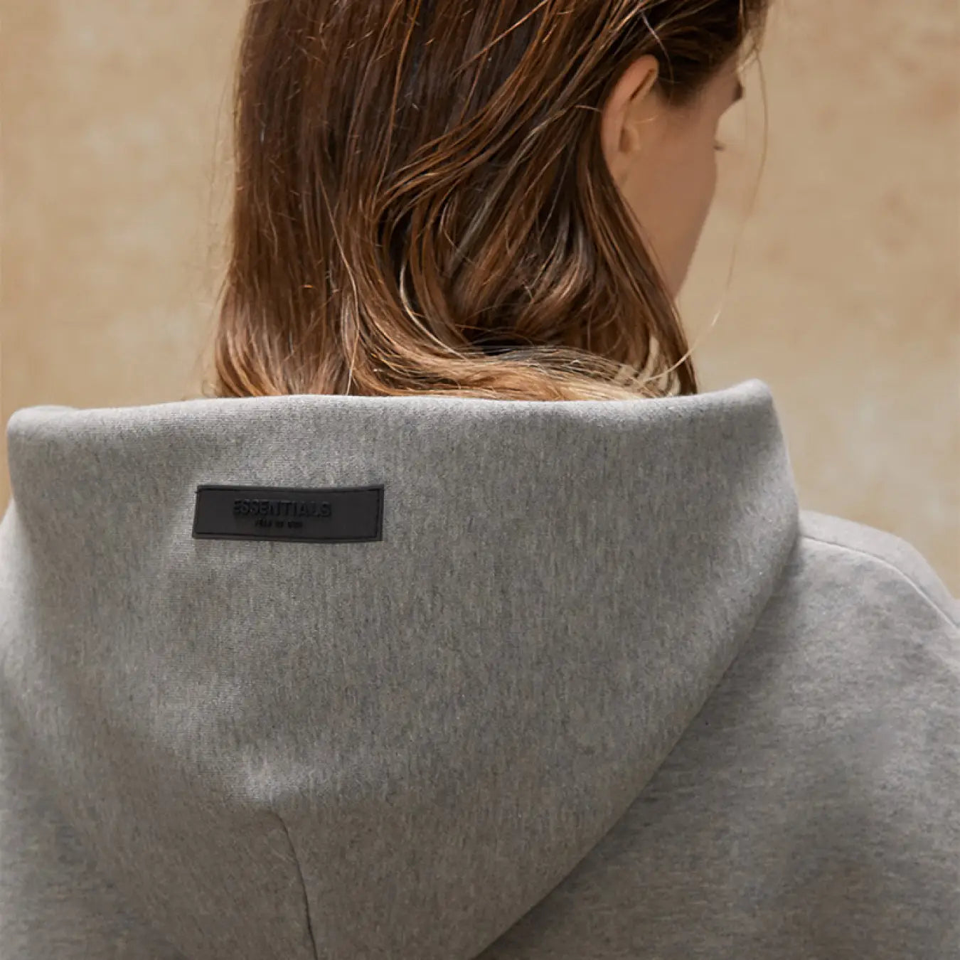 FOG FEAR OF GOD 22 double row flocking hoodie ESSENTIALS hooded sweatshirt