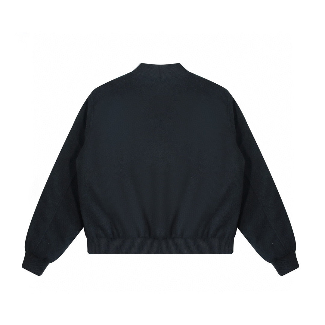 STUSSY DOUBLE S PRINT JACKET BLACK