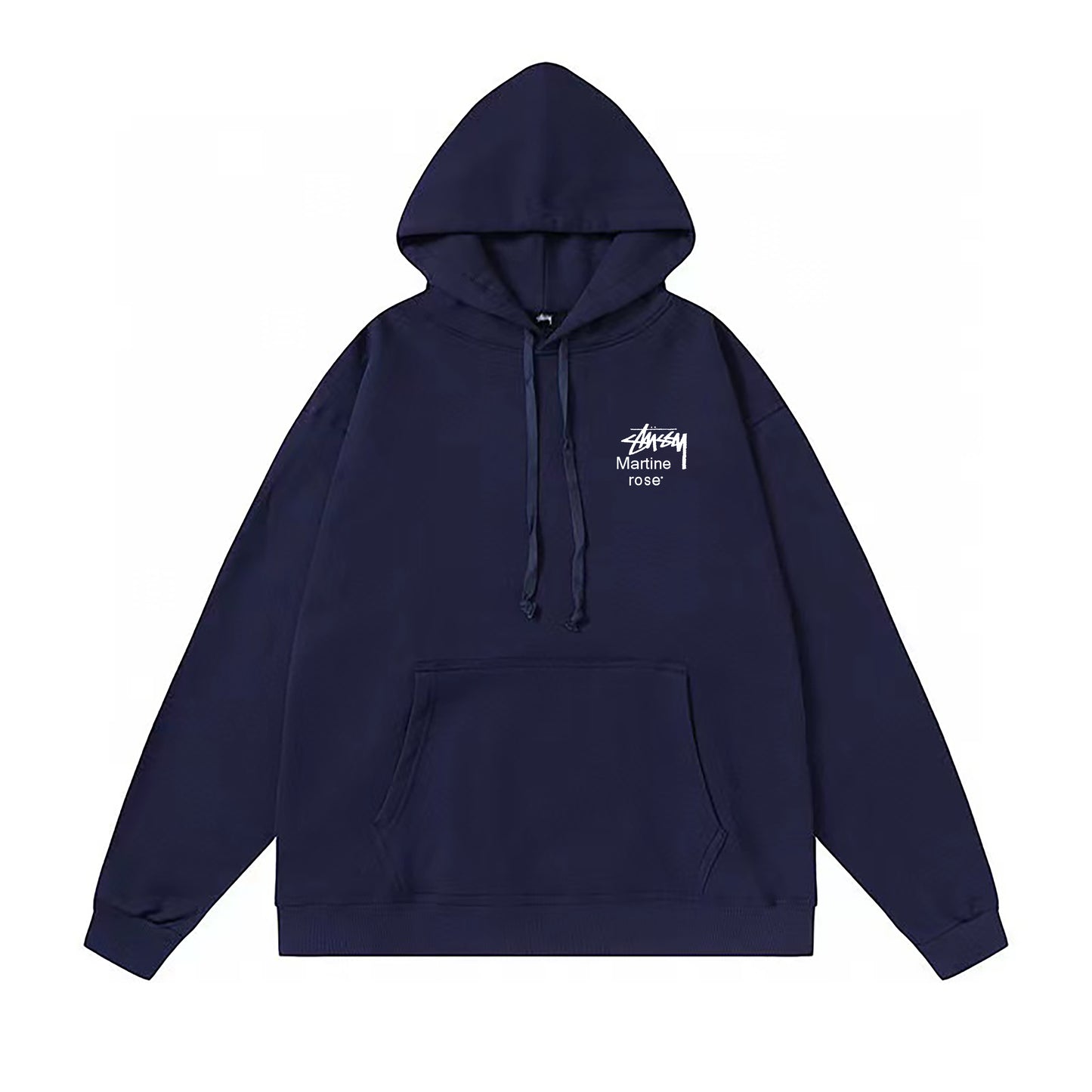 STUSSY CHARACTER PRINT HOODIE NAVY