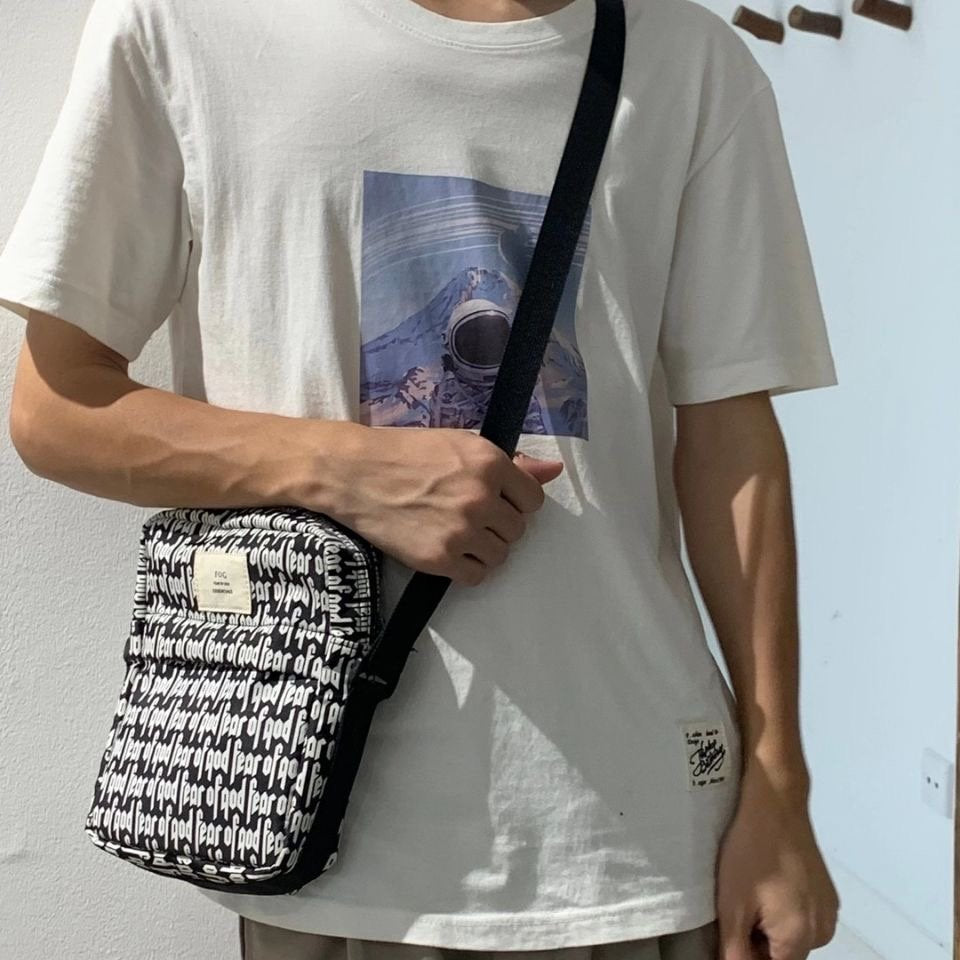 FEAR OF GOD ESSENTIALS Full Print Small Square Bag