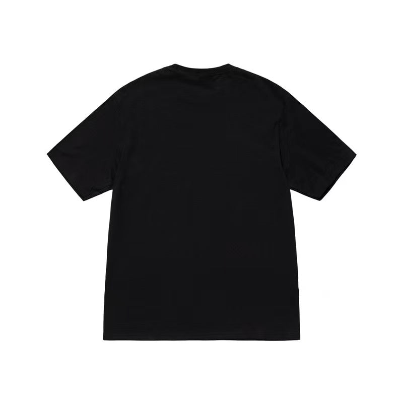 STUSSY BULLDOG TEE BLACK