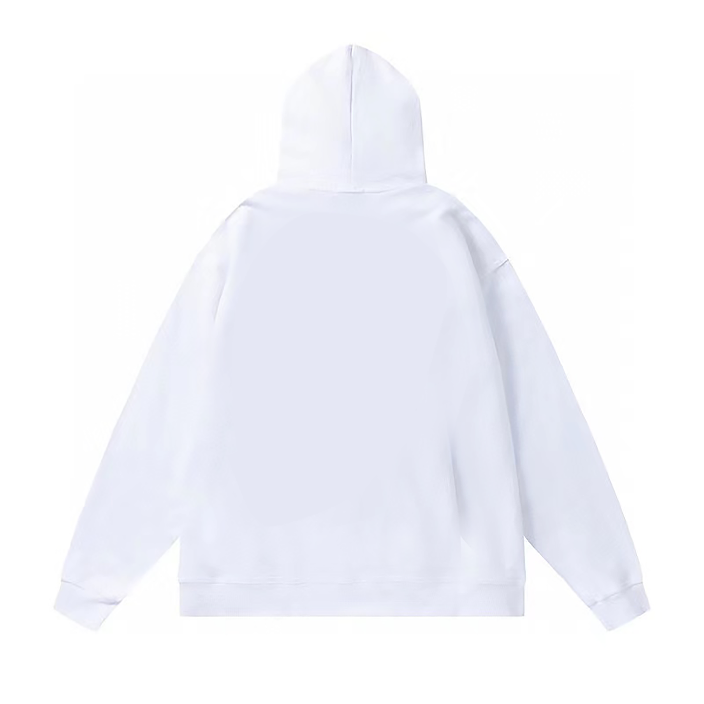 STUSSY FLAME PRINT HOODIE WHITE