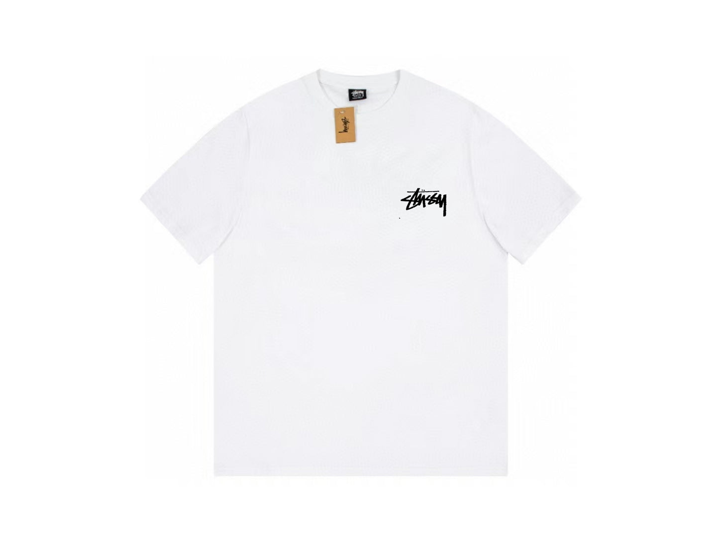 STUSSY GLOBAL TRIBE PRINT TEE WHITE