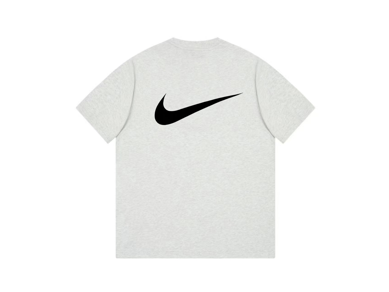 STUSSY ×NIKE LOGO TEE GREY