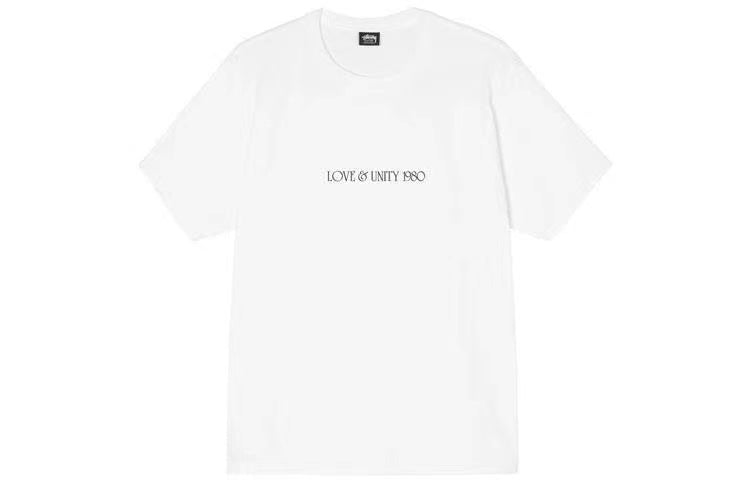 STUSSY LOVE AND UNITY TEE WHITE