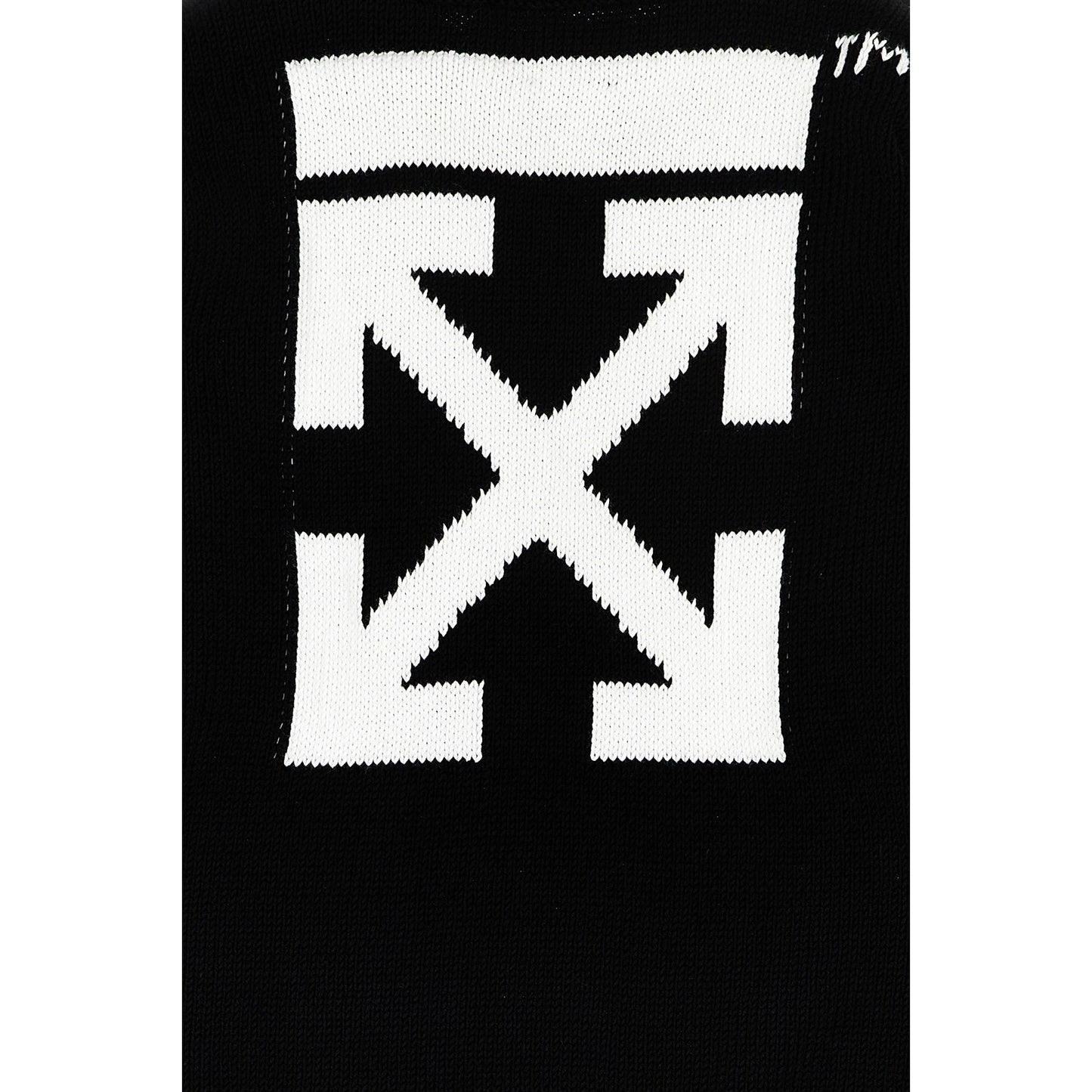OFF-WHITE Classic Arrow Tab Knit Dress