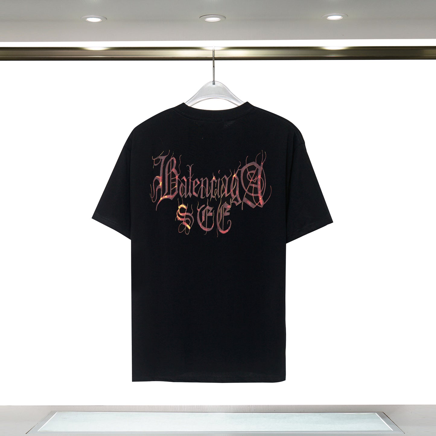 Balenciga logo tee xh9065 black