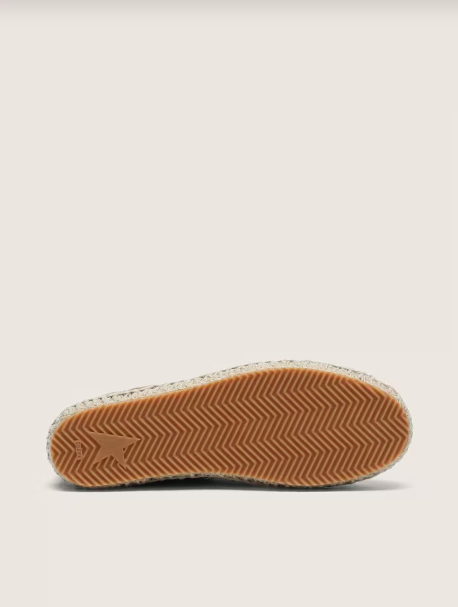 Golden Goose Super-Star in tobacco suede with beige suede star and rope sole
