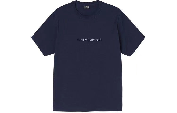 STUSSY LOVE AND UNITY TEE NAVY
