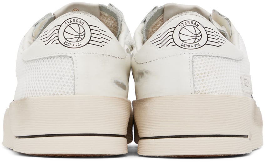 حذاء سنيكرز Stardan باللون الأبيض المائل للصفرة من GOLDEN GOOSE