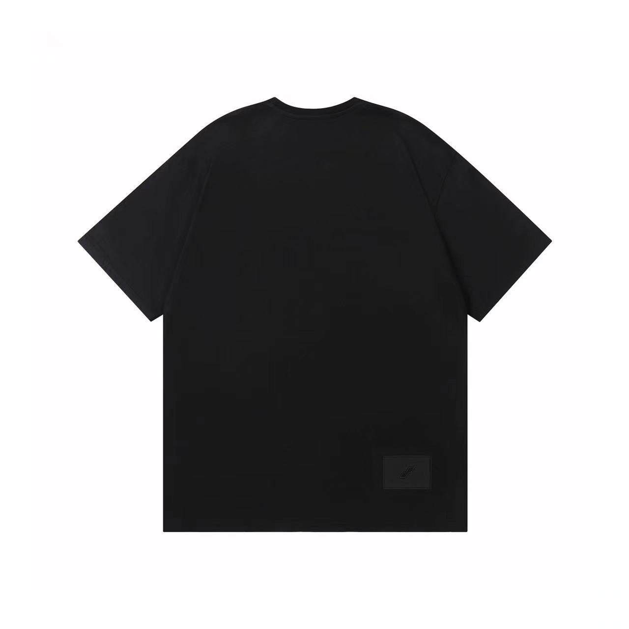 WE11DONE Track Logo Tee Black
