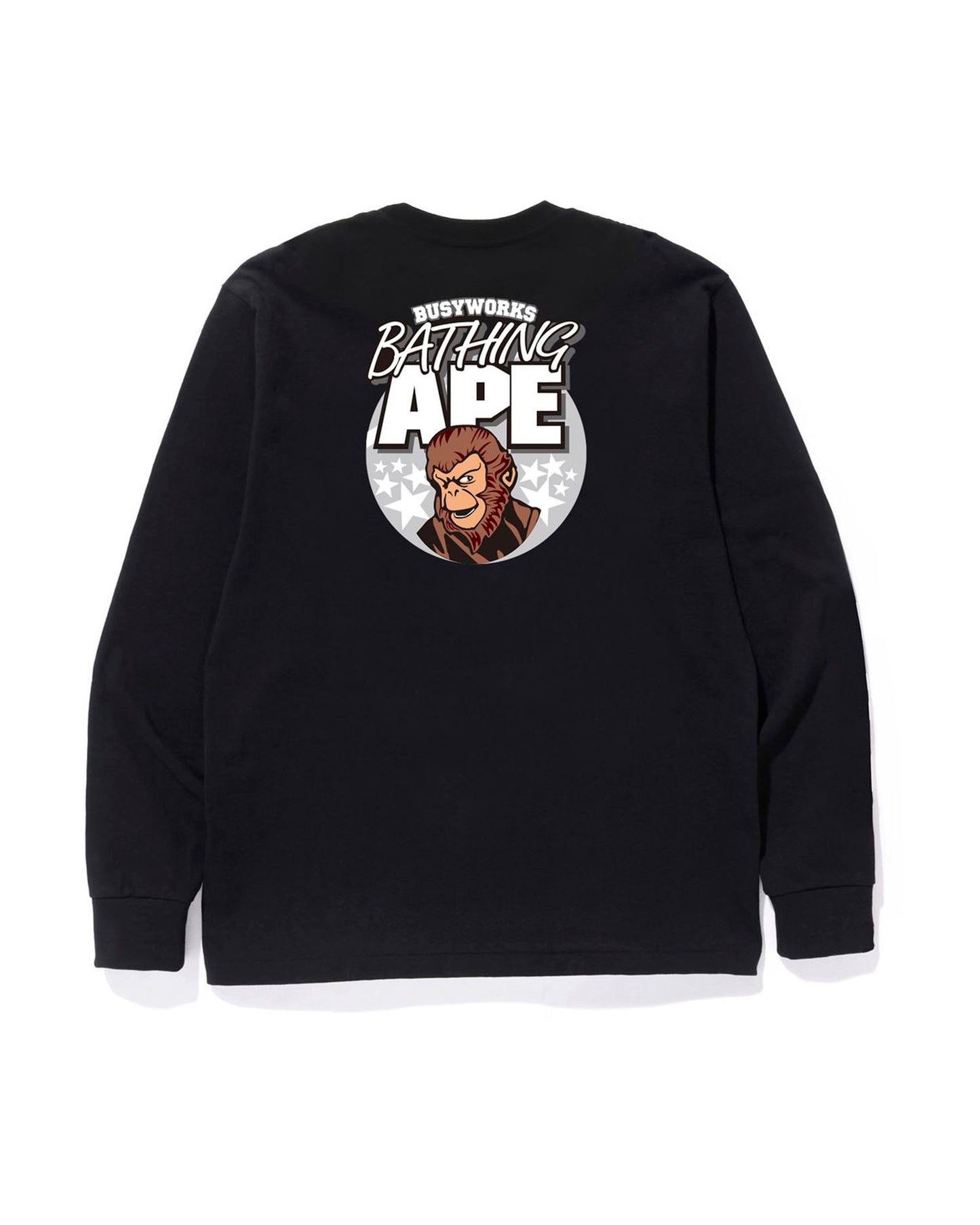 A Bathing Ape L/S Tee In Black