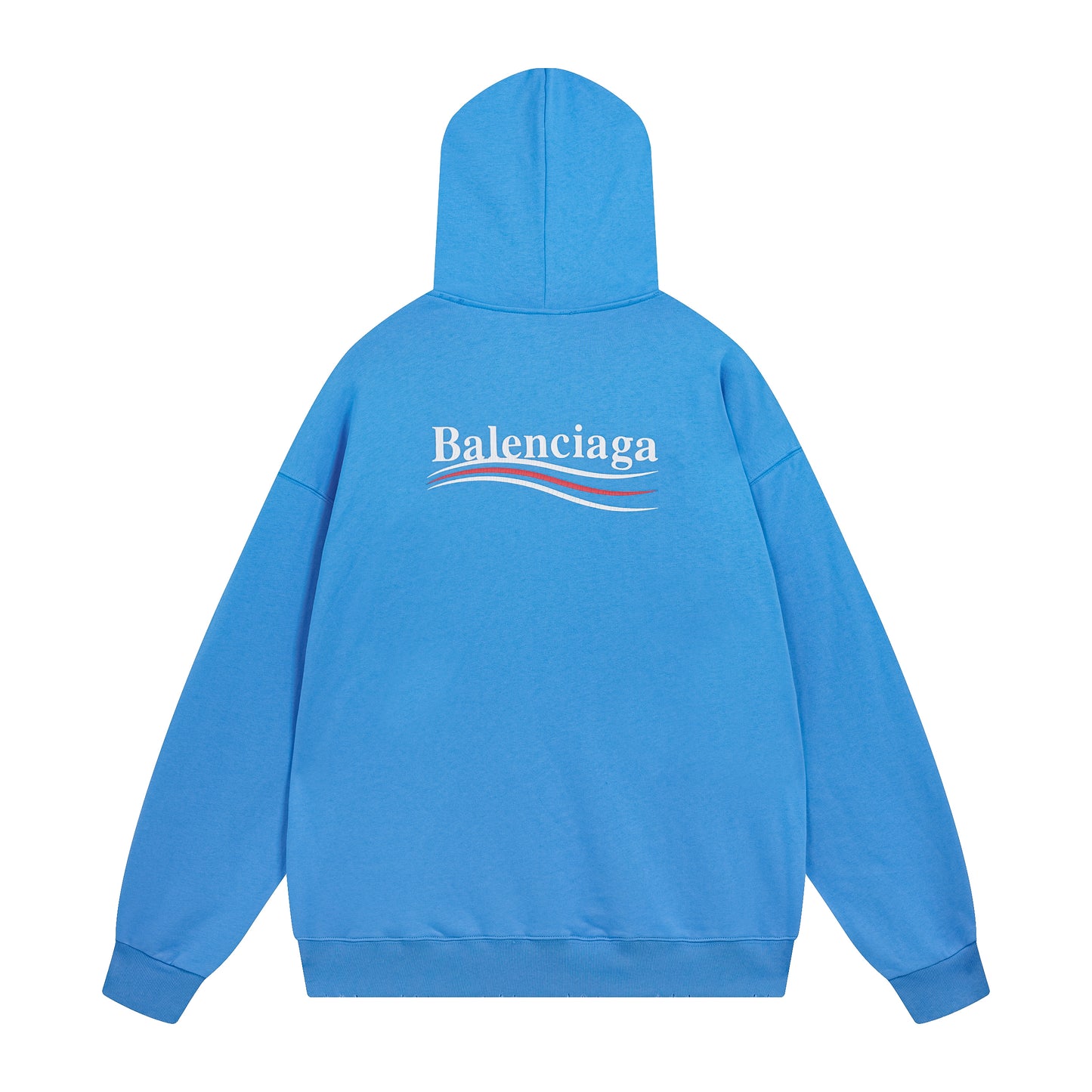 Balenciga logo hoodie BL238029 blue