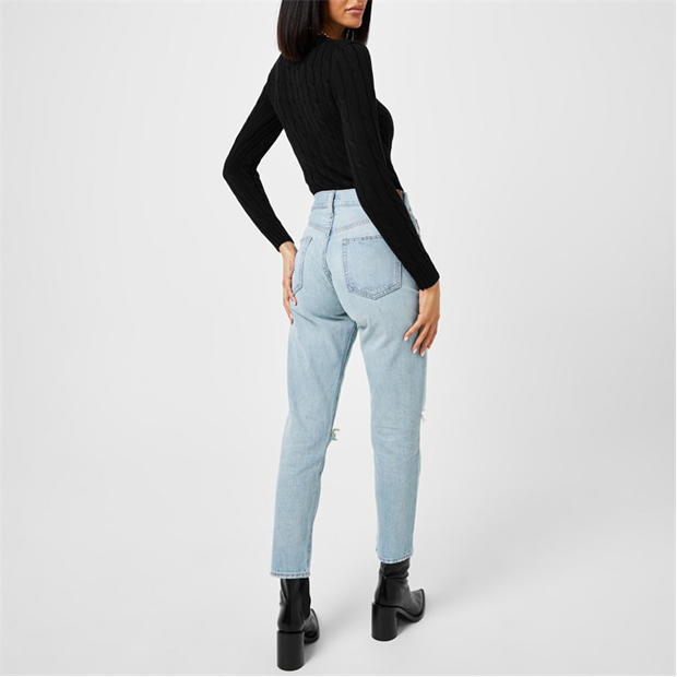 Ralph Lauren Julianna Crewneck Sweater Black