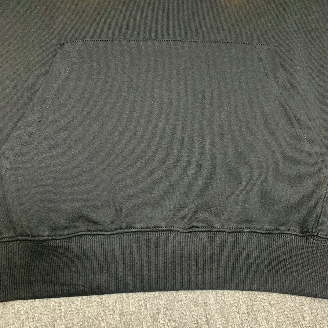 Off-White arrow logo print hooded sweater yellow